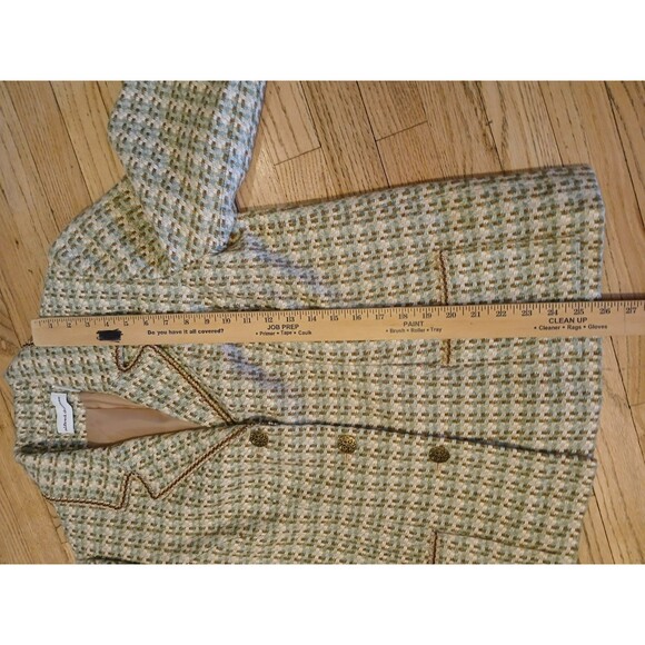 Alfred Dunner Women's Size 10 Tweed Blazer Jacket Buttons Usable Pockets Office - Picture 9 of 14